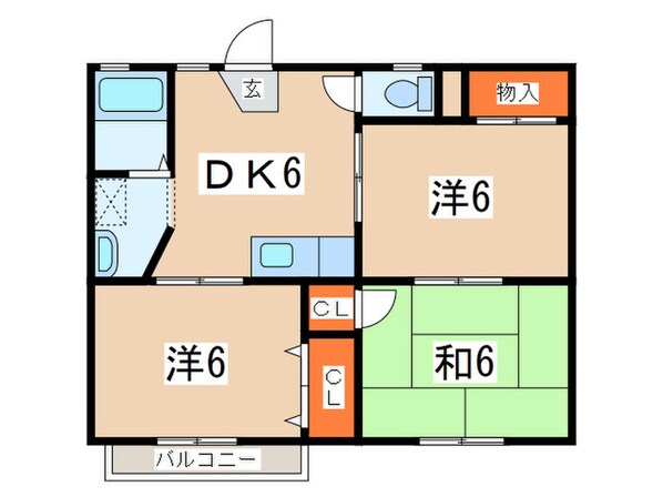 セゾンハイムの物件間取画像